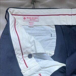 Brooks Brothers Navy Blue pants 34/33 “red fleece” line